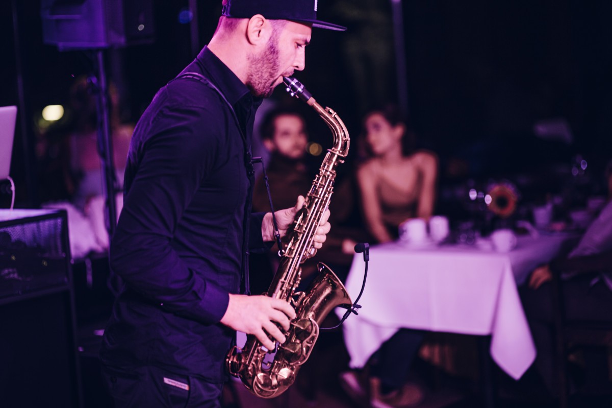 Saxophonist in Herrstein